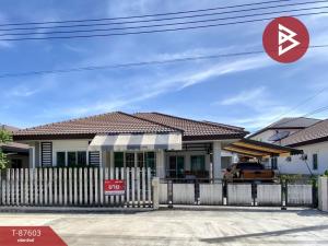 For SaleHouseChachoengsao : Single house for sale Sukhumvit Light Village, Bang Pakong, Chachoengsao