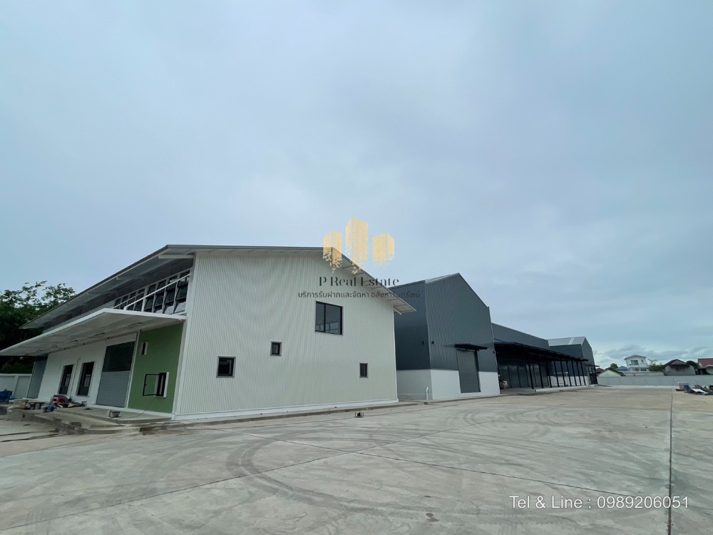 For RentWarehouseRama 2, Bang Khun Thian : Warehouse/office for rent, Rama 2, Soi Saem Dam, Saem Dam Subdistrict, Bang Khun Thian District, Bangkok, area 5 rai 2 ngan