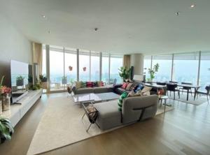 For RentCondoWitthayu, Chidlom, Langsuan, Ploenchit : Rental : Penhouse At Magnolia Ratchadamri Boulevard , 4 Bed 4 Bath 1 Maid's room , 320 sqm , 50th High floor