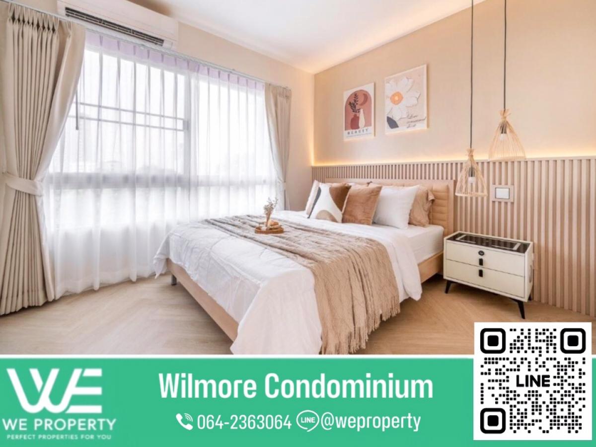 For SaleCondoKasetsart, Ratchayothin : Newly renovated, beautiful, true to the cover, near BTS Sena⭐Wilmore Condominium (Wilmore Condominium)