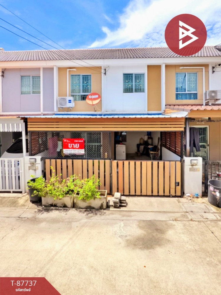 For SaleTownhouseSamut Prakan,Samrong : Townhouse for sale Pruksa Village 74/2 Srinakarin-Theparak, Bang Mueang, Samut Prakan