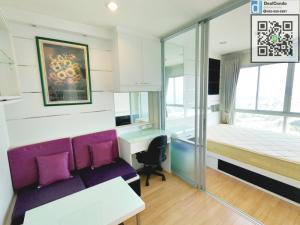 For RentCondoChaengwatana, Muangthong : [PK007]There is a VDO built-in room for rent, Lumpini Ville Chaengwattana-Pak Kret, 28th floor, Building A.