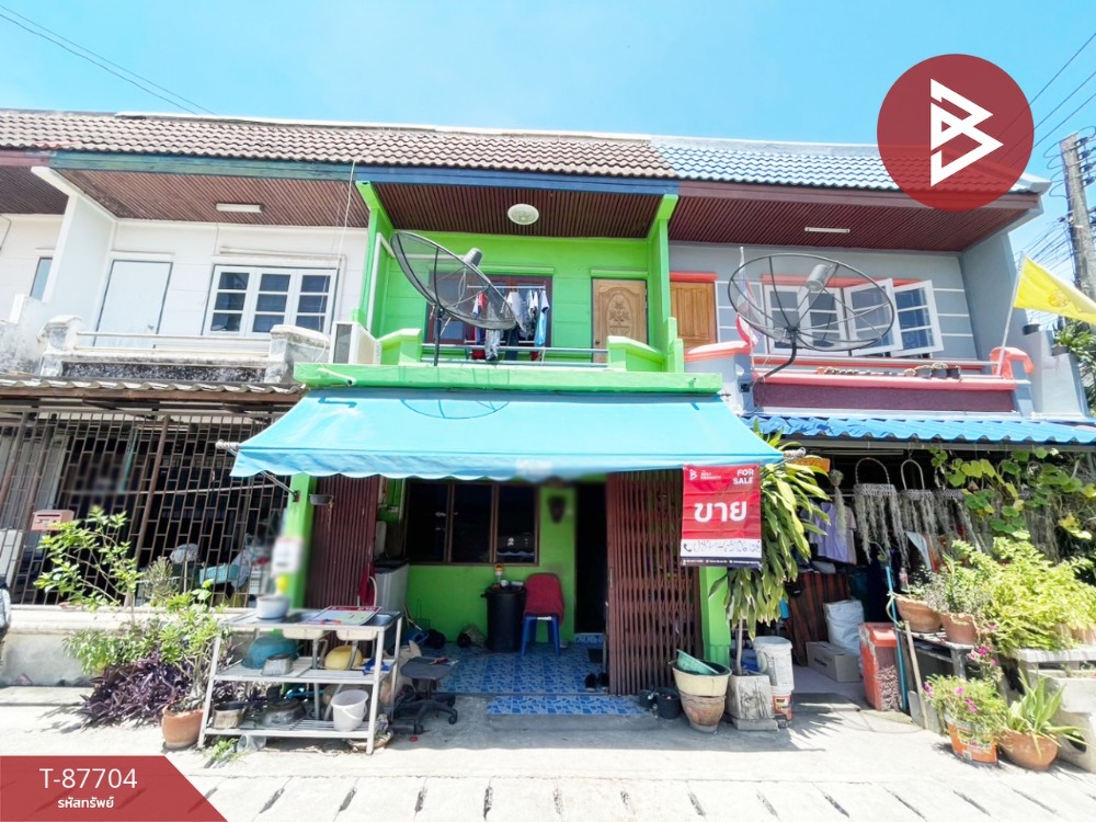 For SaleTownhouseSamut Songkhram : Townhouse for sale Soi Anek Phatthana Soi 3, area 12 sq m, Lat Yai, Samut Songkhram