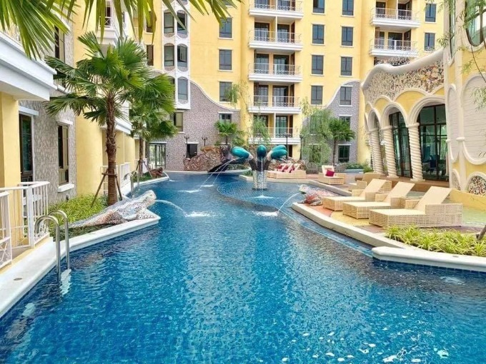 For SaleCondoPattaya, Bangsaen, Chonburi : Sale New Condominium Espana Condo Resort Pattaya, Usable Area 35.09 Sq.M, Floor Number 1, 1 Bed Room, 1 Bath Room