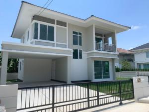 For SaleHouseLadkrabang, Suwannaphum Airport : Single house for sale, The Plant Onnut-Motorway, price only 7,730,000 baht.