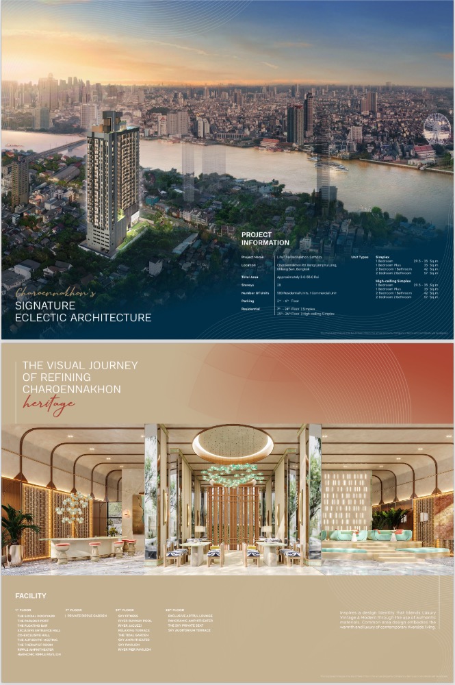 For SaleCondoWongwianyai, Charoennakor : Here it is, Life Unit, only 580 rooms, starting at 3.59 million 🥰