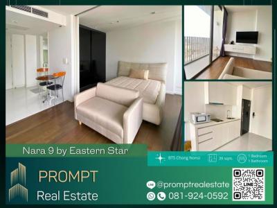 For RentCondoSathorn, Narathiwat : MN04336 - Nara 9 by Eastern Star - 39 sqm - BTS Chong Nonsi