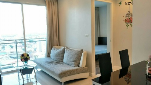 For SaleCondoOnnut, Udomsuk : Sell The Bloom Sukhumvit 71 2-bedroom condominium, priced at 4.8 million baht, Sell with tenants, near BTS Phra Khanong approximately 550 meters.