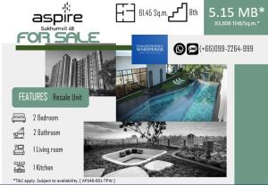 For SaleCondoOnnut, Udomsuk : Aspire Sukhumvit 48 - “The Ultimate Urban Living Experience“