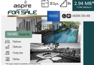 For SaleCondoOnnut, Udomsuk : Aspire Sukhumvit 48 - //“The Ultimate Urban Living Experience//“