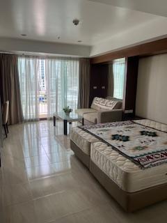 For RentCondoLadkrabang, Suwannaphum Airport : Condo for rent, The Nine Place, beautiful room, comfortable to live in.