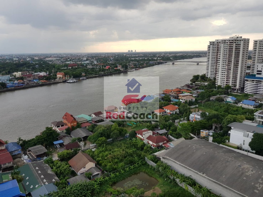 For RentCondoRattanathibet, Sanambinna : Condo for rent, Lumpini Ville Pibulsongkram Riverview, Building A, 23rd floor, corner room, full river view.