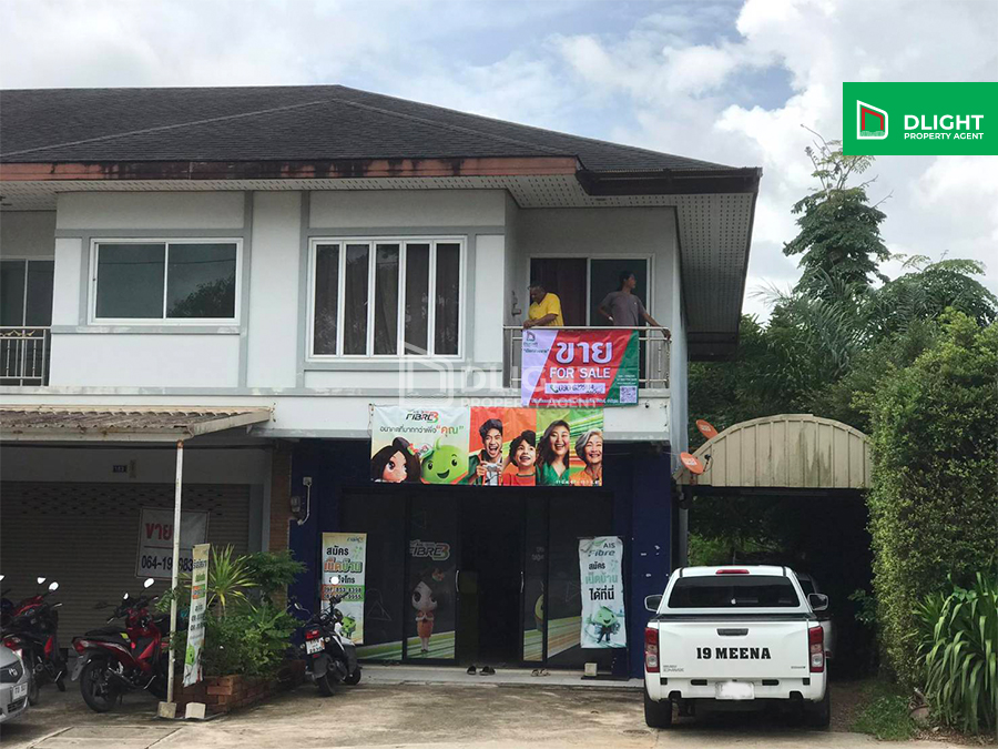 For SaleTownhouseKrabi : 2-story townhouse, Krabi Province, 2 ngan, 20 sq m, 2 bedrooms, 1 bathroom, price 5.5 million baht, near Central Department Store 100 meters.