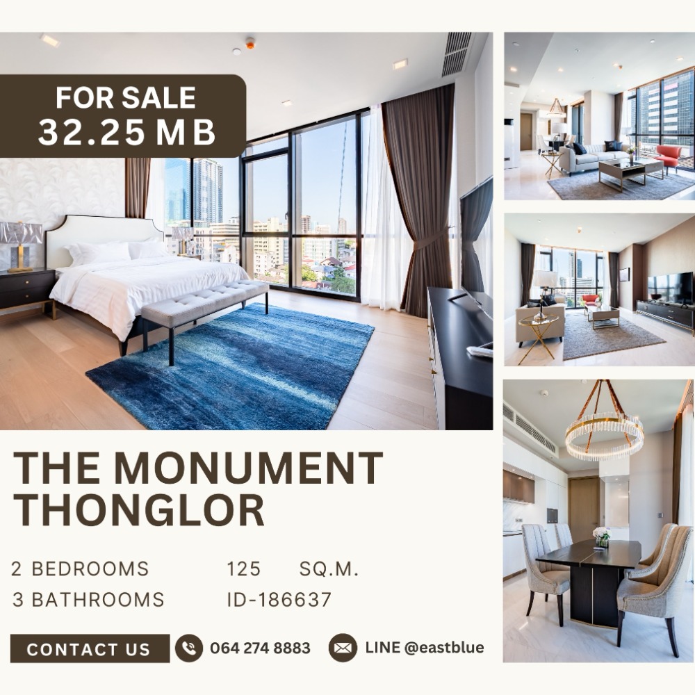 For SaleCondoSukhumvit, Asoke, Thonglor : The Monument Thong Lo 2 Beds for Sale 32.25 MB