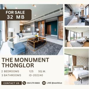 For SaleCondoSukhumvit, Asoke, Thonglor : The Monument Thong Lo 2 Beds for Sale 32 mb.