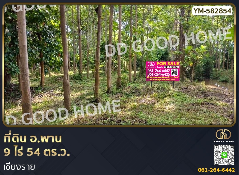 ขายที่ดินเชียงราย : ที่ดิน อ.พาน 9 ไร่ 54 ตร.ว. เชียงราย