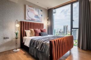 For SaleCondoSukhumvit, Asoke, Thonglor : S-BNQ113 Condo for sale Beatnik Sukhumvit 32, floors 27-28, Duplex Penthouse, size 103 sq m., 2 bedrooms, 2 bathrooms, 34.9 million 064-878-5283