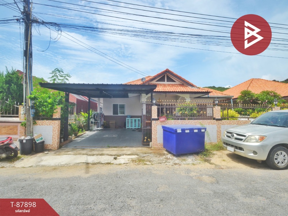 For SaleHousePattaya, Bangsaen, Chonburi : Single house for sale Ramnut Village 1, Sattahip, Chonburi