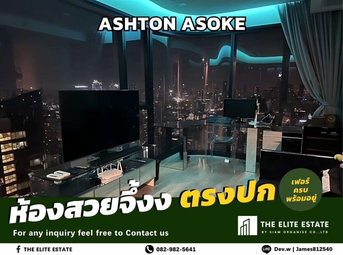 For RentCondoSukhumvit, Asoke, Thonglor : 🐲✨Nice room for rent 🐲✨ASHTON ASOKE