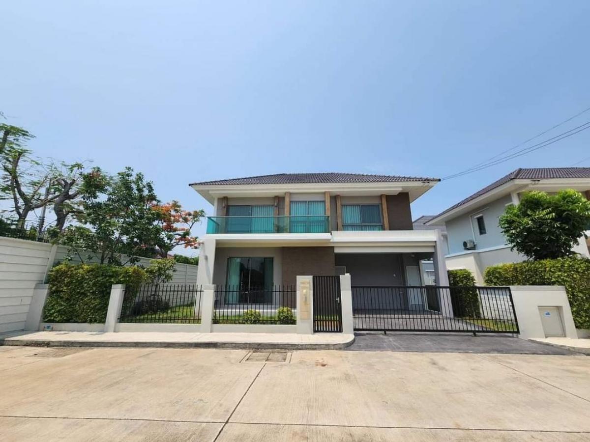 For SaleHouseNonthaburi, Bang Yai, Bangbuathong : 🔥🔥 Selling at cost price, 2-story detached house, Perfect Place Rattanathibet-Sai Ma Station, behind the edge, condition like new.