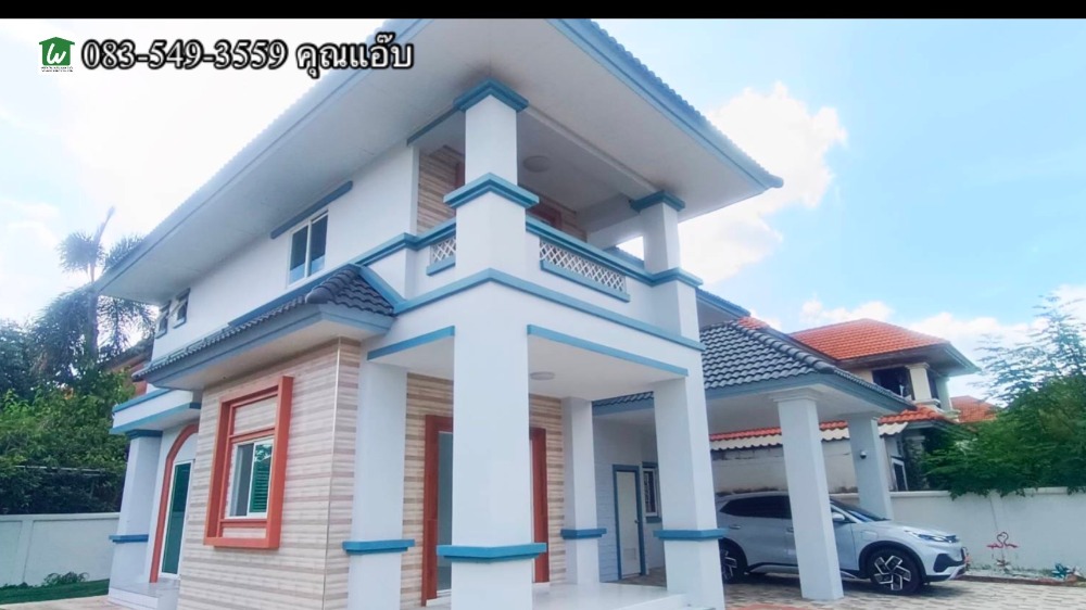 For SaleHouseAyutthaya : 2-storey detached house for sale, Promsuk Village, 86 sq m, Hua Ro Subdistrict, Phra Nakhon Si Ayutthaya District. Phra Nakhon Si Ayutthaya Province