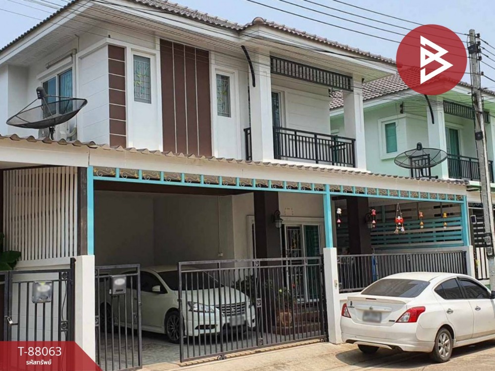 For SaleHouseMahachai Samut Sakhon : Single house for sale Greenery Village by Niraville Setthakit-Nadi Samut Sakhon