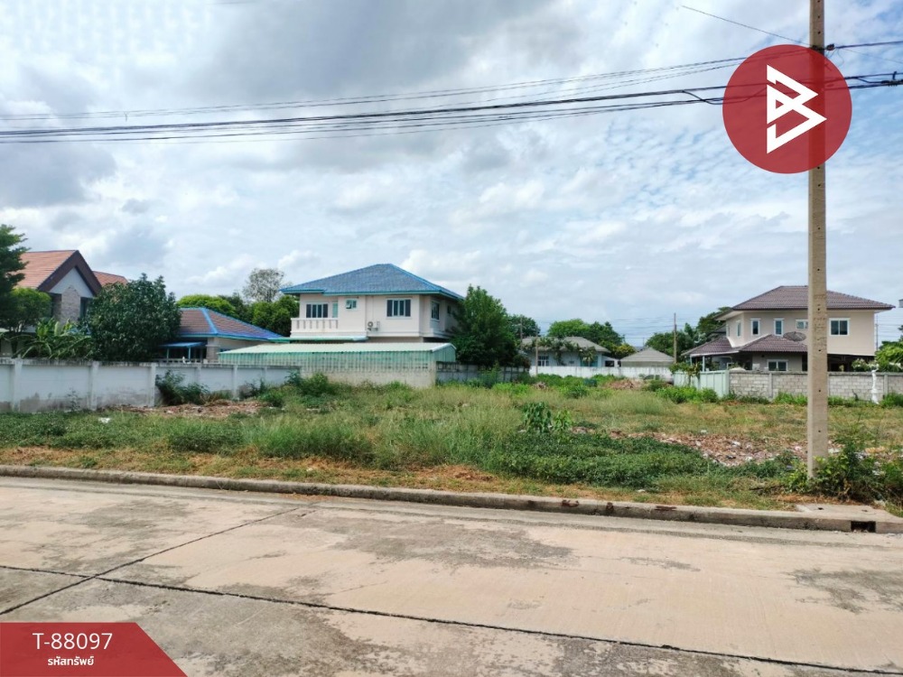 For SaleLandMahachai Samut Sakhon : Empty land for sale In Mahachai Muang Thong Village, area 1 ngan 13.4 sq m, Bang Ya Phraek, Samut Sakhon.