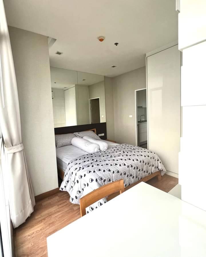 For RentCondoBangna, Bearing, Lasalle : CBK110 Condo for rent, The Coast Bangkok, 24th floor, Building A, city view, 34.36 sq m., 1 bedroom, 1 bathroom, 16,000 baht. 064-878-5283