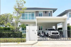 For SaleHouseNonthaburi, Bang Yai, Bangbuathong : Fully furnished single house, Manthana Ratchaphruek-Nakhon In (Land & Houses)