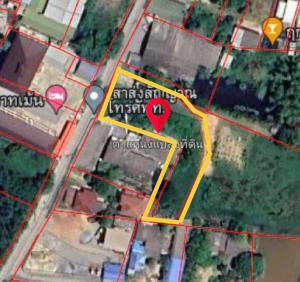 For SaleLandSaraburi : land for sale, area 1-0-82 rai, Suwannason Road, Khok Yae Subdistrict.