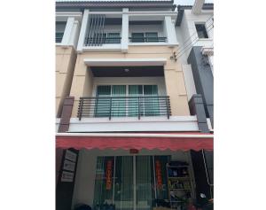 For SaleTownhouseChokchai 4, Ladprao 71, Ladprao 48, : K1585 cheapest!!! 21.8 sq m. 3-story townhome, Ratchada Mengjai Klang Village, Project 1, Soi Saha Prachan.