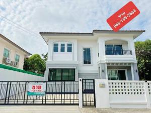 For SaleHouseSamut Prakan,Samrong : Newly renovated detached house for sale, Passorn Village, Bangna-King Kaeo, large house, 4 bedrooms, decorated, ready to move in. Near Mega Bangna Good location, convenient travel Near the ring expressway near Suvarnabhumi