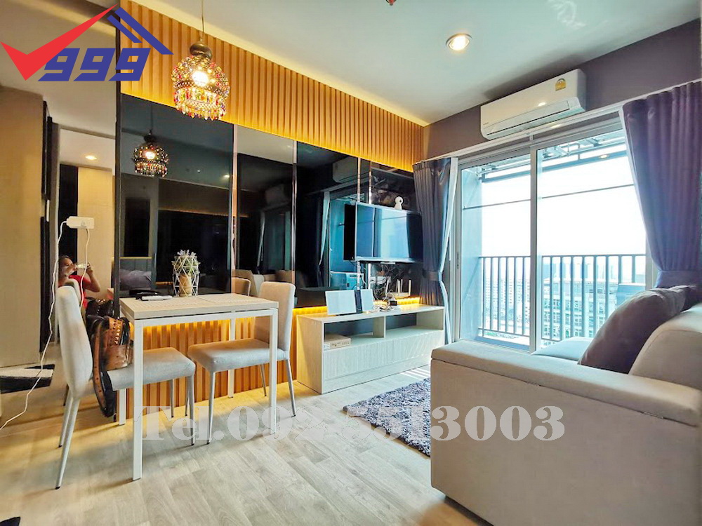 For SaleCondoRamkhamhaeng, Hua Mak : Sale Condo, Niche Mono Ramkhamhaeng, ready to move in, next to MRT Ramkhamhaeng 34 station.