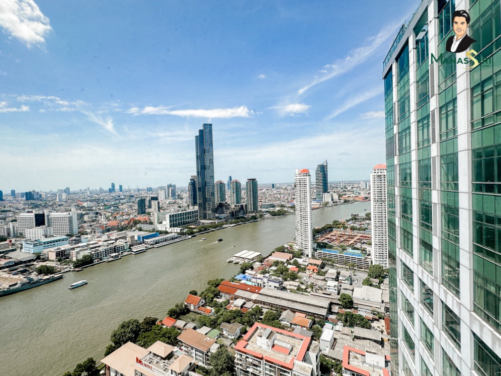 For SaleCondoWongwianyai, Charoennakor : For Sale** Penthouse 235 sq m. Very beautiful view 🌊Chao Phraya River Near Icon Siam 🏢Baan Sathorn Chaopraya Condo