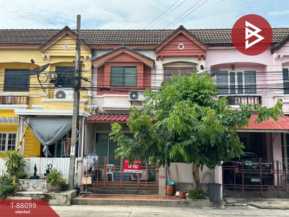 For SaleHouseSamut Prakan,Samrong : Townhouse for sale Busarin Village, Bang Pla, Bang Phli, Samut Prakan