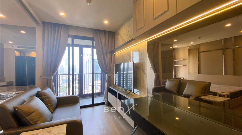 For RentCondoSukhumvit, Asoke, Thonglor : ASHTON ASOKE for rent, 34 Sqm., 1 bedroom, 1 bathroom, 23rd floor, next to MRT Sukhumvit and Termina