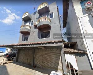For SaleShophouseMin Buri, Romklao : 3-story commercial building for sale, corner unit, Chat Luang Village. Rat Uthit 54  Urgent sale, completely renovated, cheap price, good location.