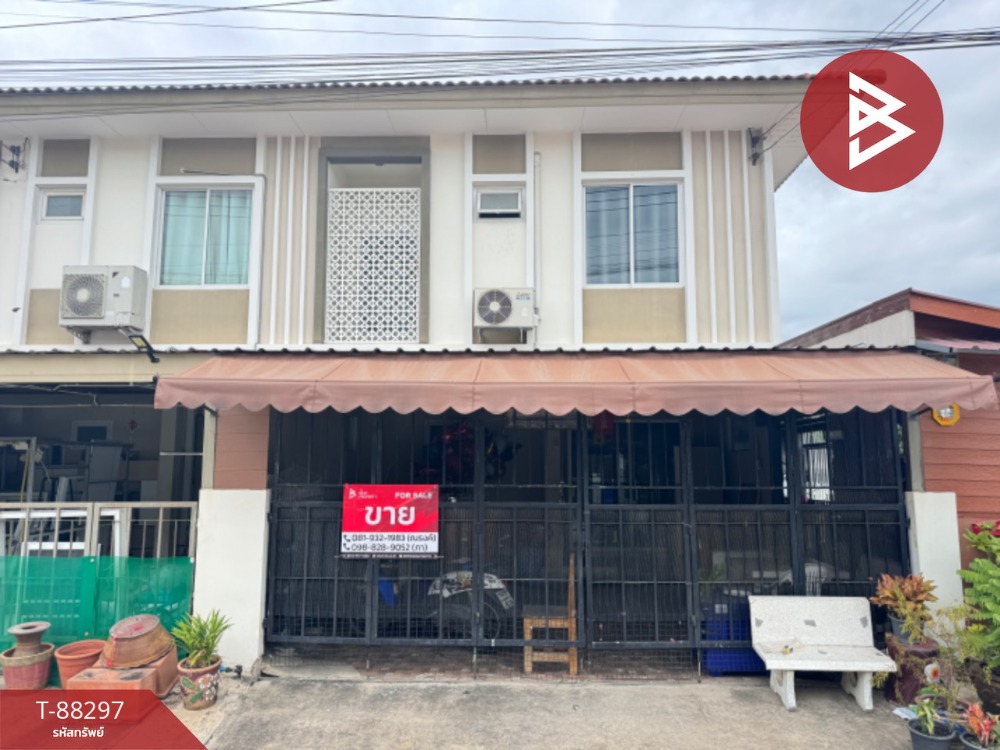 For SaleTownhouseRathburana, Suksawat : Townhouse for sale I Leaf Town Village, Pracha Uthit 90, Phra Samut Chedi, Samut Prakan