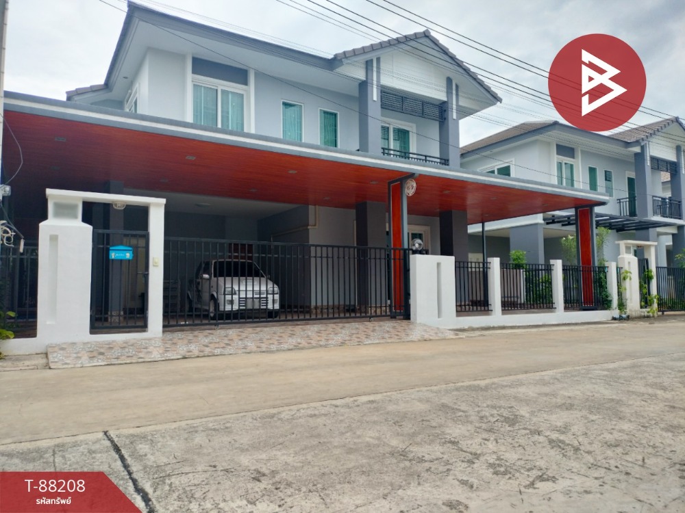 For SaleHouseChachoengsao : Single house for sale Prachasuk Village 5, Bang Tin Ped, Chachoengsao