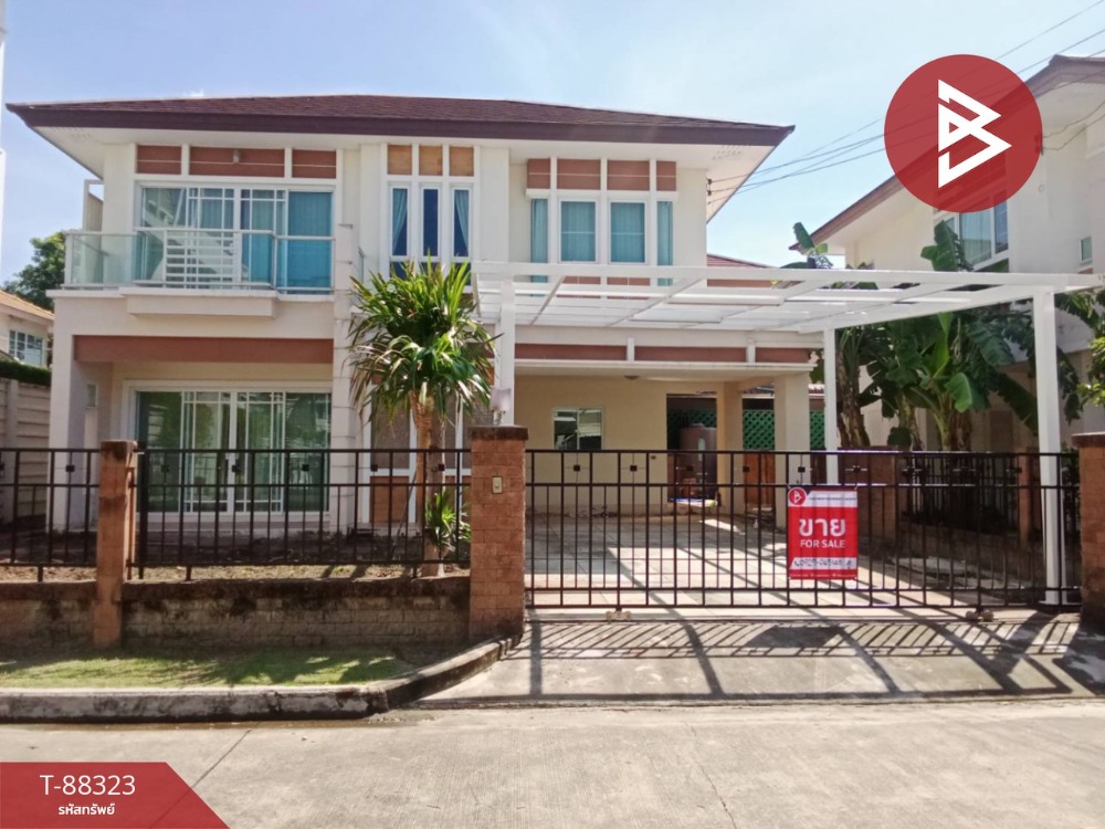 For SaleHouseSamut Prakan,Samrong : Single house for sale, Le Leo Village, Srinakarin, Bang Muang, Samut Prakan, ready to move in