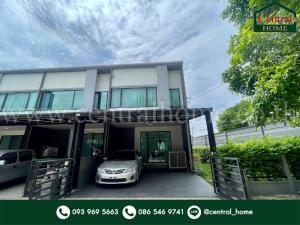 For SaleTownhouseBangna, Bearing, Lasalle : Townhome Pleno Bangna-Wongwaen, back side, cheapest price.