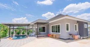 For SaleHouseCha-am Phetchaburi : Pool Villa Kaeng Krachan for sale. The owner is selling it himself. At a very special price of only 2.5 million (selling at a price lower than the appraisal), it can be rented out to create passive income with no common fees.