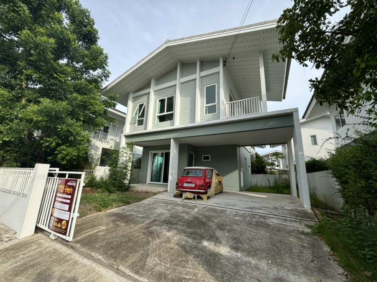 For SaleHouseMahachai Samut Sakhon : Kanasiri Rama 2 Wongwaen, new house, selling price below market, negotiable.