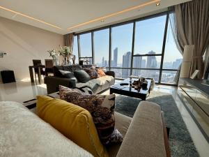 For SaleCondoSathorn, Narathiwat : For Sale, luxury condo, The Bangkok Sathorn, 2 bedrooms, with furniture and built-ins.