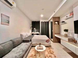 For RentCondoVipawadee, Don Mueang, Lak Si : Pw0364 Knightsbridge Phaholyothin-Interchange project 🔥 Rent only 13,000 baht/month 🌺 Area size 24 sq m., 11th floor 🌺 Studio room, 1 bathroom