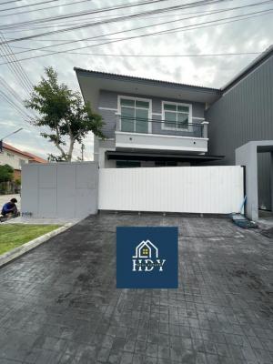 For SaleHouseHatyai Songkhla : Semi-detached house in Hat Yai city 2-story detached house style