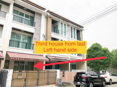For RentTownhouseEakachai, Bang Bon : For rent, 3-story townhome, Baan Klang Muang S-Sense Sathorn-Taksin 2, 170 sq m, 19 sq m, complete furniture and electrical appliances.
