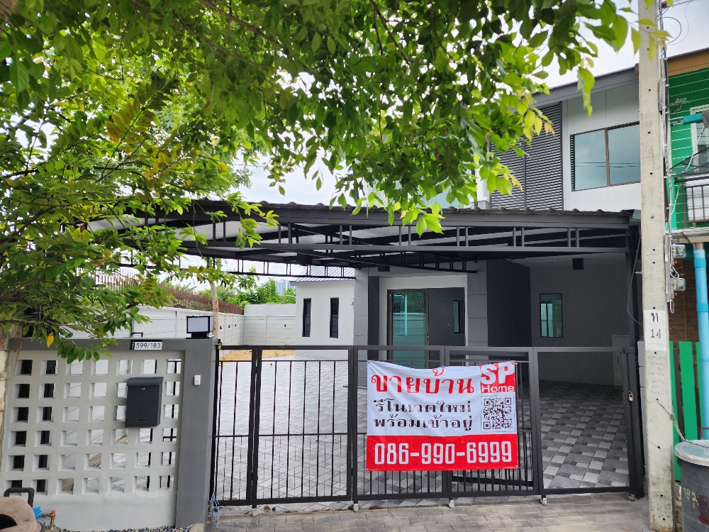 For SaleTownhouseBang kae, Phetkasem : Single house for sale, townhome, corner unit, Pruksa Ville 42, Thoet Thai-Kanlapaphruek, renovated.