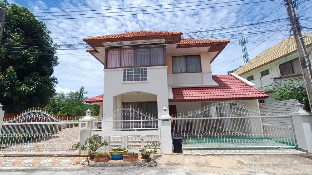 For SaleHousePattaya, Bangsaen, Chonburi : 2-story detached house for sale, 66 sq m, Country Park Village 1. Near Nong Mon, Nong Mon Market, Bang Saen, Chonburi