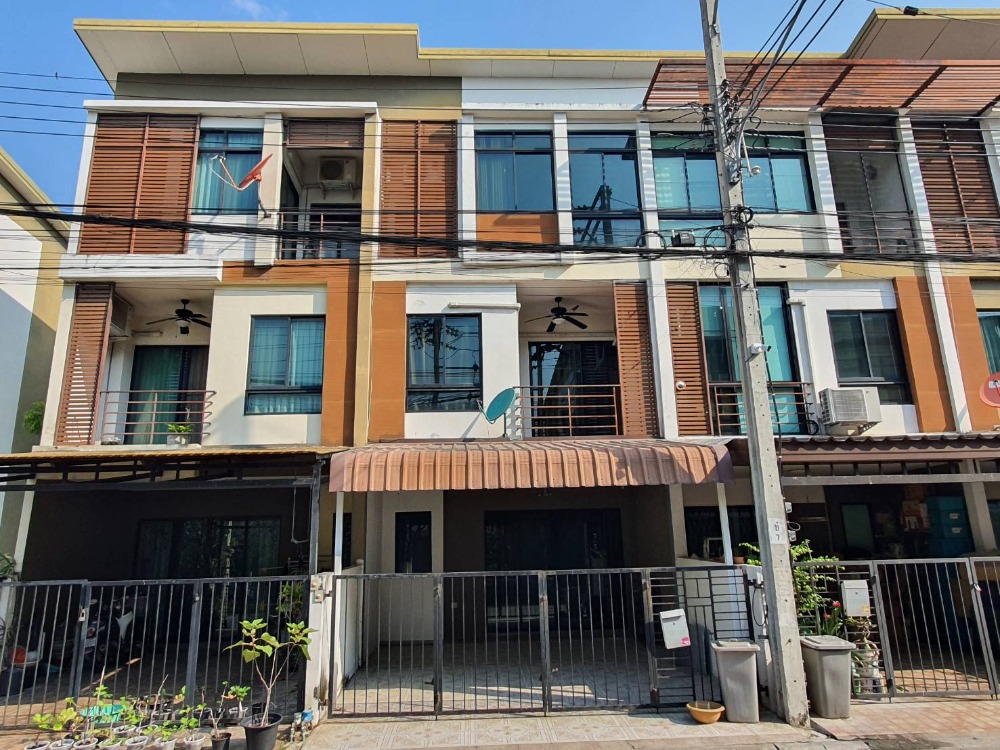 For RentTownhouseVipawadee, Don Mueang, Lak Si : Townhome for rent, Signature Vibhavadi 60 (SIXNATURE VIBHAVADI 60), 3 MRT BTS lines, Bang Bua, Bang Khen